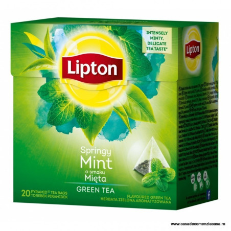 Ceai Lipton Green Tea Mint