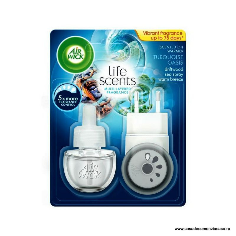 AIRWICK SCENTS APARAT ELECTRIC TURQUOISE OASIS 19 ML
